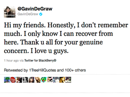 Gavin DeGraw, Twitter Gavin DeGraw, Twitter